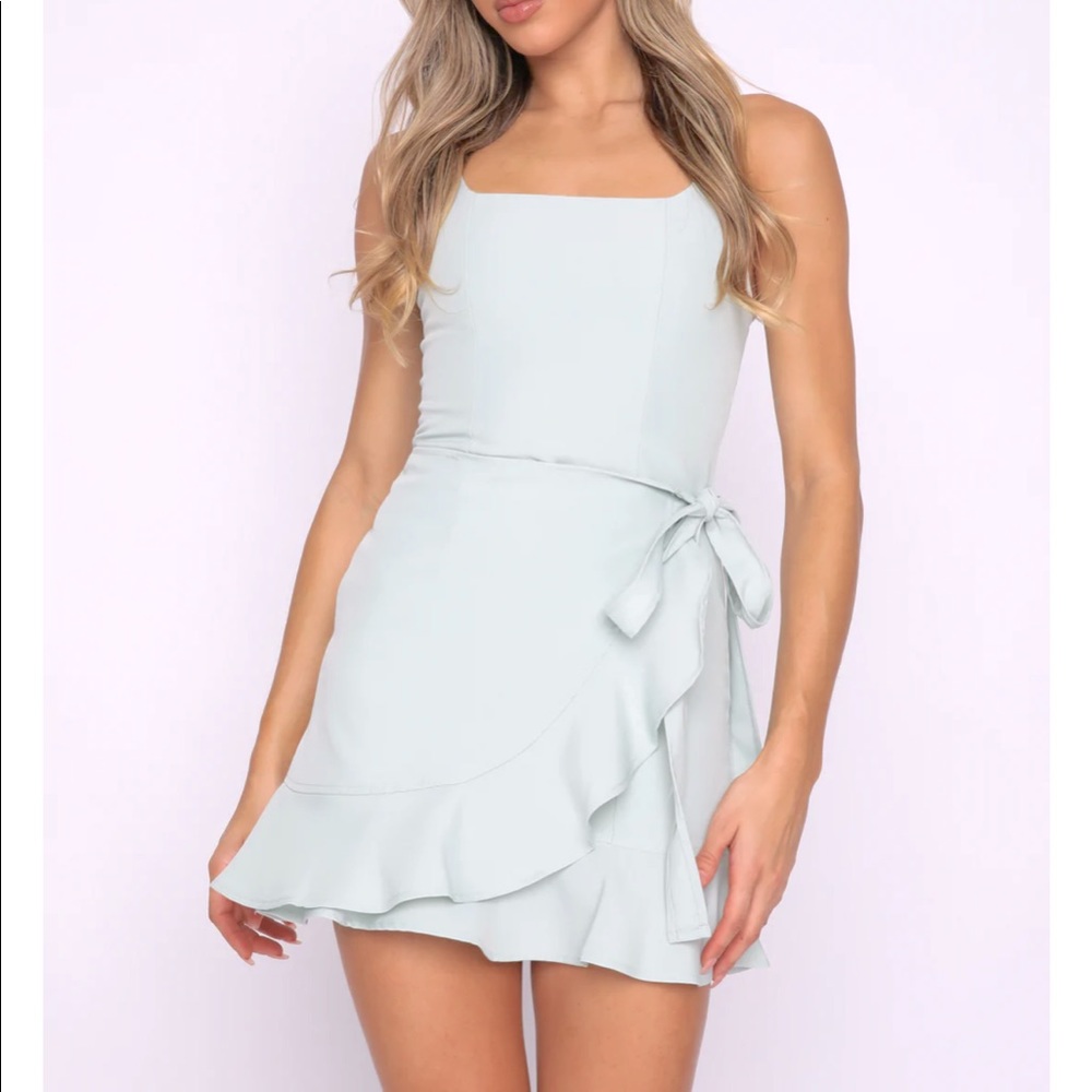Better Now Mini Dress Sage - by White Fox